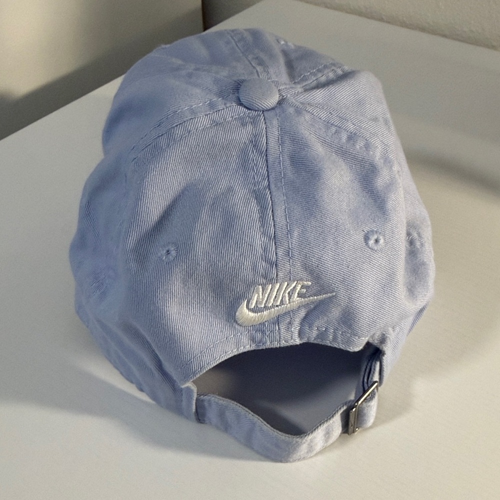 Nike Light Blueish Lavender Just Do It Cap with White Embroidery OS - Picture 4 of 7